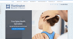 Desktop Screenshot of huntingtonhealthcenter.com