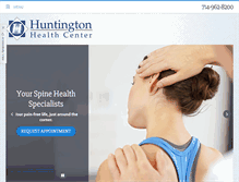 Tablet Screenshot of huntingtonhealthcenter.com